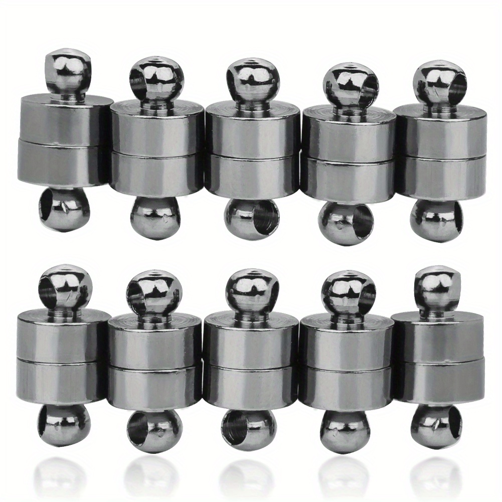 Magnetic Clasps Cylinder End Buckle Magnet Claps Connector - Temu