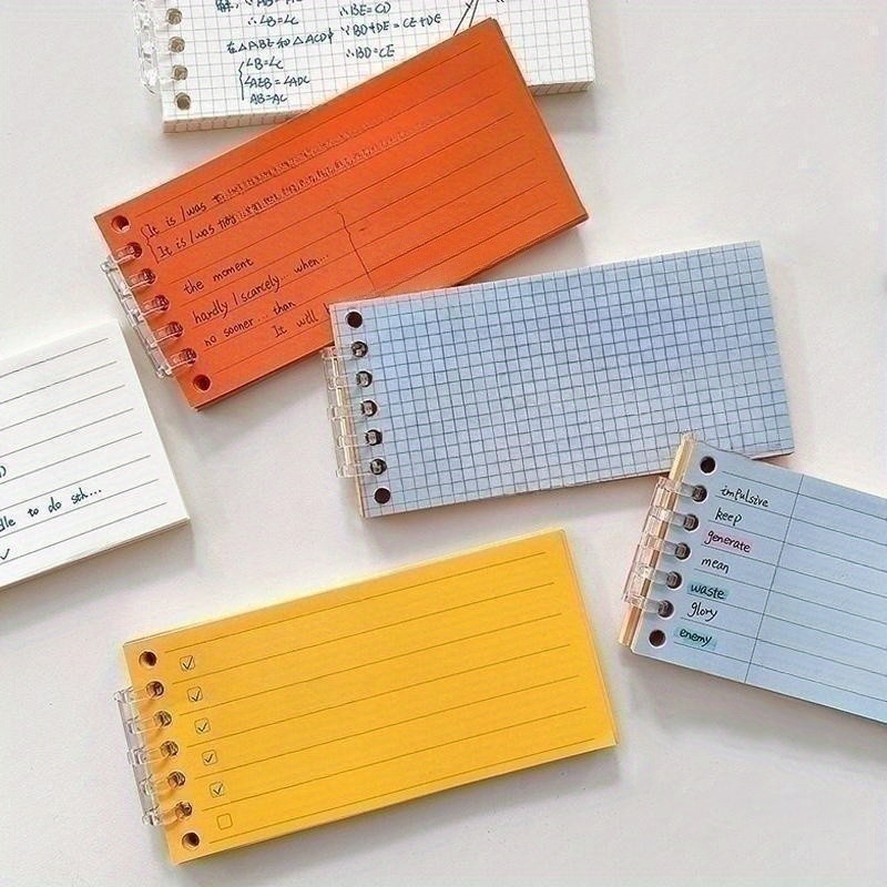 Color Filler Paper 7 Hole Punch(horizontal Lines Plaid) - Temu