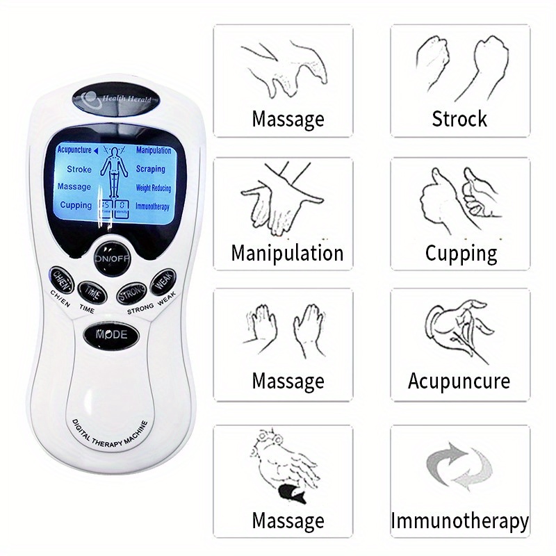 Máquina de masaje con electrodos, máquina de terapia digital