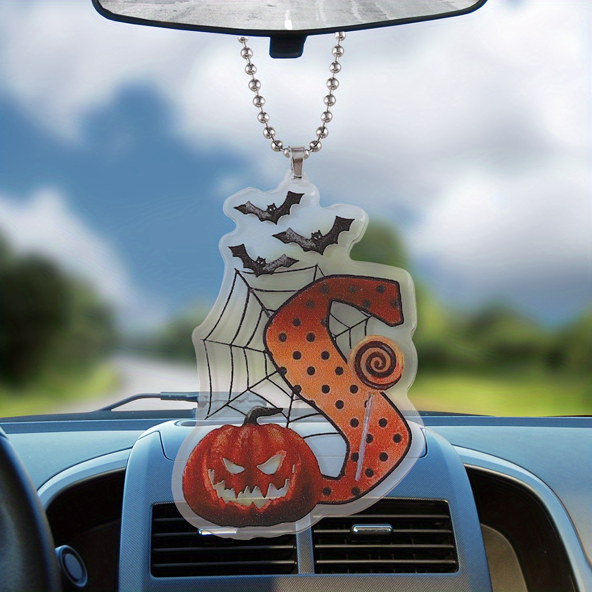 Fledermaus Auto Rückspiegel Ornament Spooky Car Charm -  Österreich