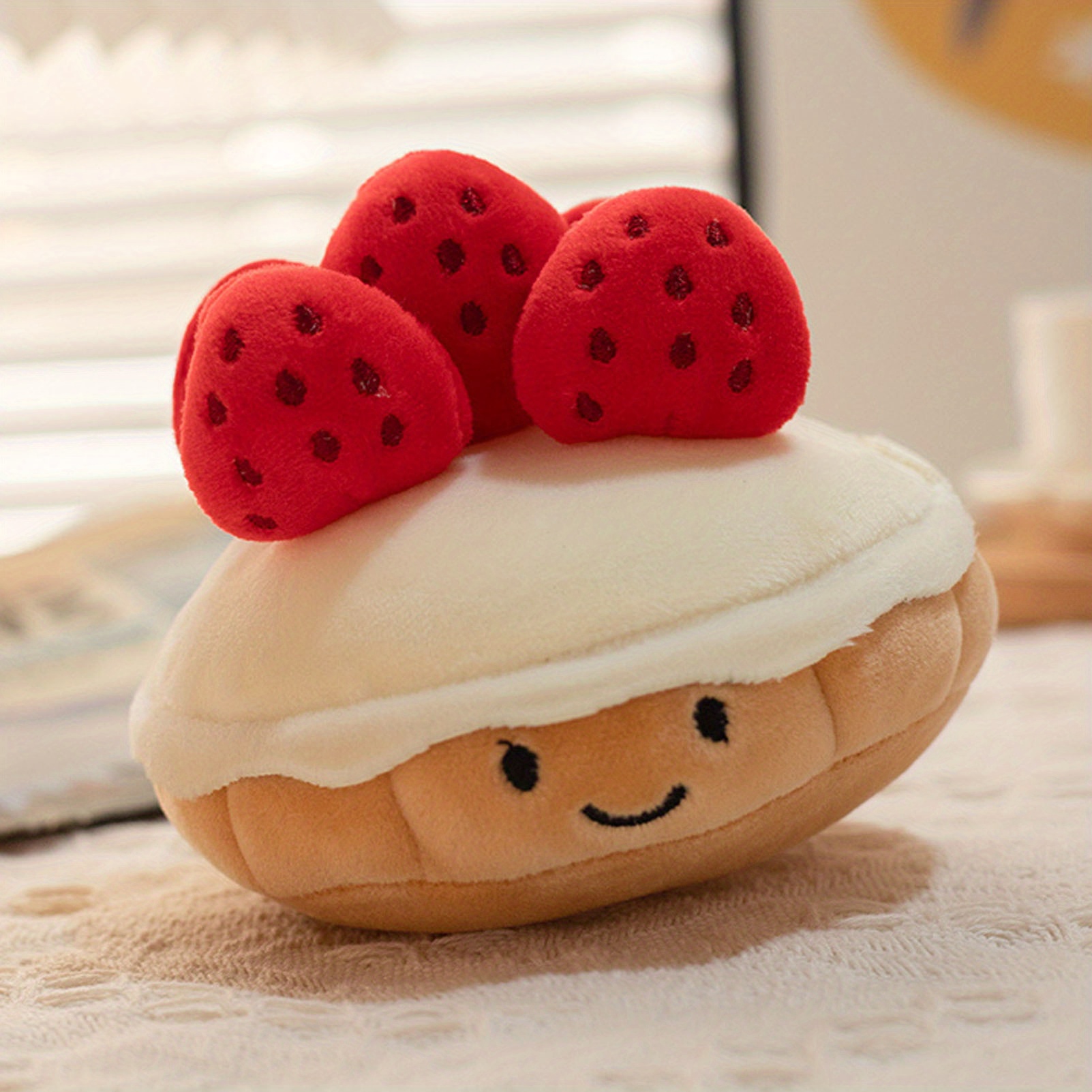 Kawaii Cake Plushie Strawberry Fruit Muffin Bakery Plushies – Kawaiies