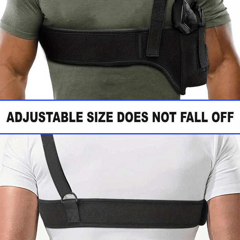 Quick Pull Shoulder Holster Belly Band Holster Concealed Temu