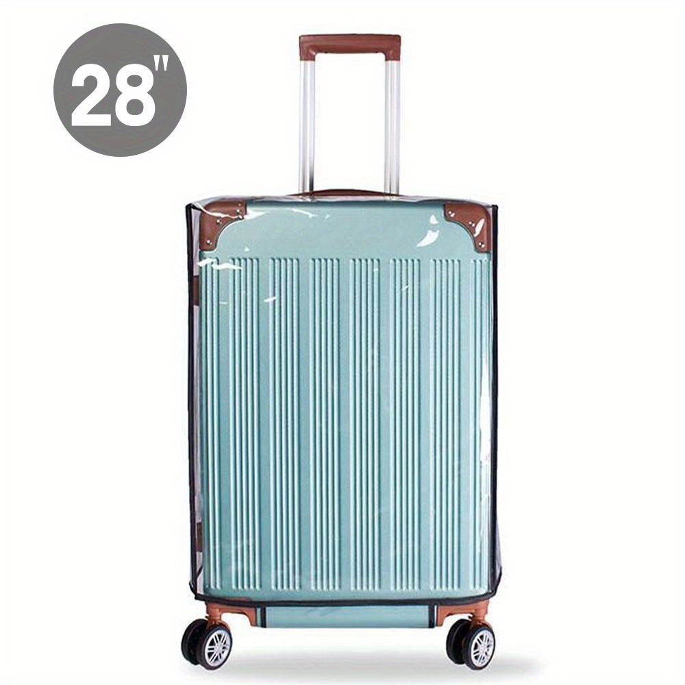 Funda protectora de equipaje de PVC transparente de plástico para maleta,  protectores de viaje para equipaje, Transparente, Viaje