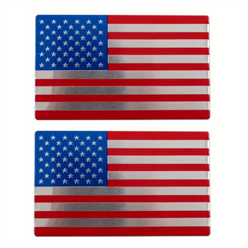 2 pçs 3d bandeira americana bandeira eua pára choque - Temu Portugal
