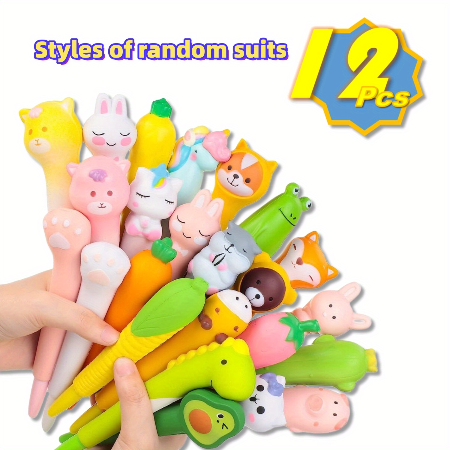 Random Style Suits Cute & Fun Pens For Kids Perfect For Stress Relief Kids  Stationary & Pens For Girls Party Favors For Kids - Temu Germany