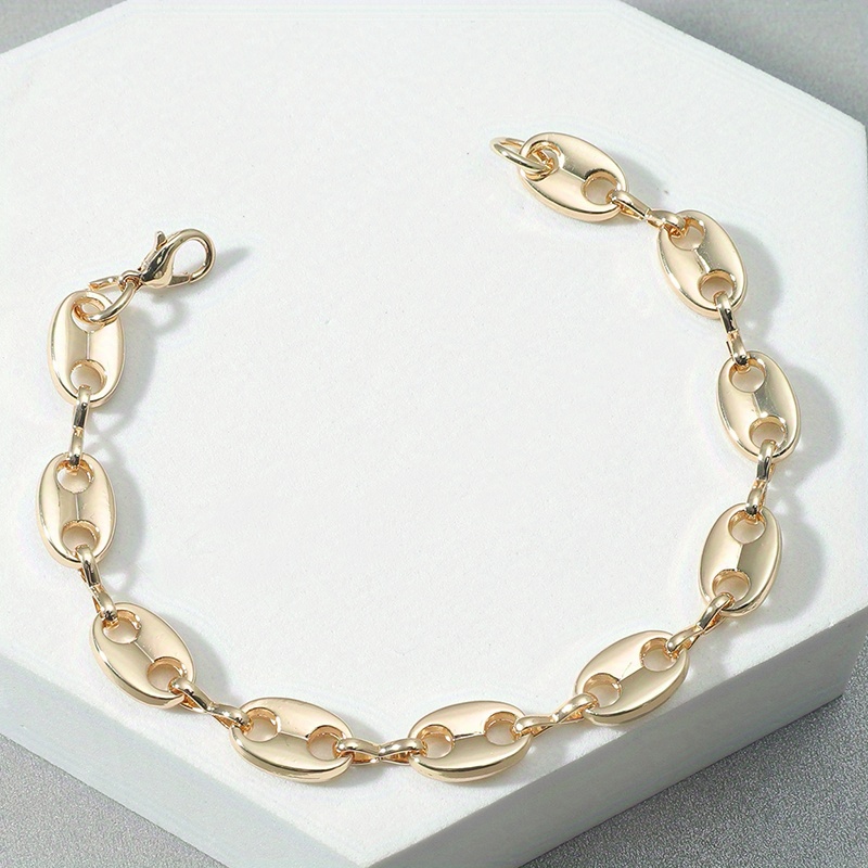 Pig Nose Zinc Alloy Bracelet