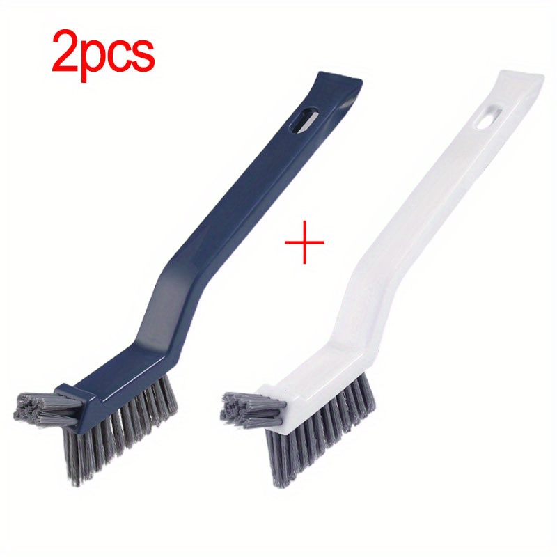 2PCS Multifunctional Floor Seam Brush, 2023 New 2 in 1 Clip Hair Window  Cleaning Brush for Wall, Bathroom Corner Gap Brush Crevice Cleaning Brush