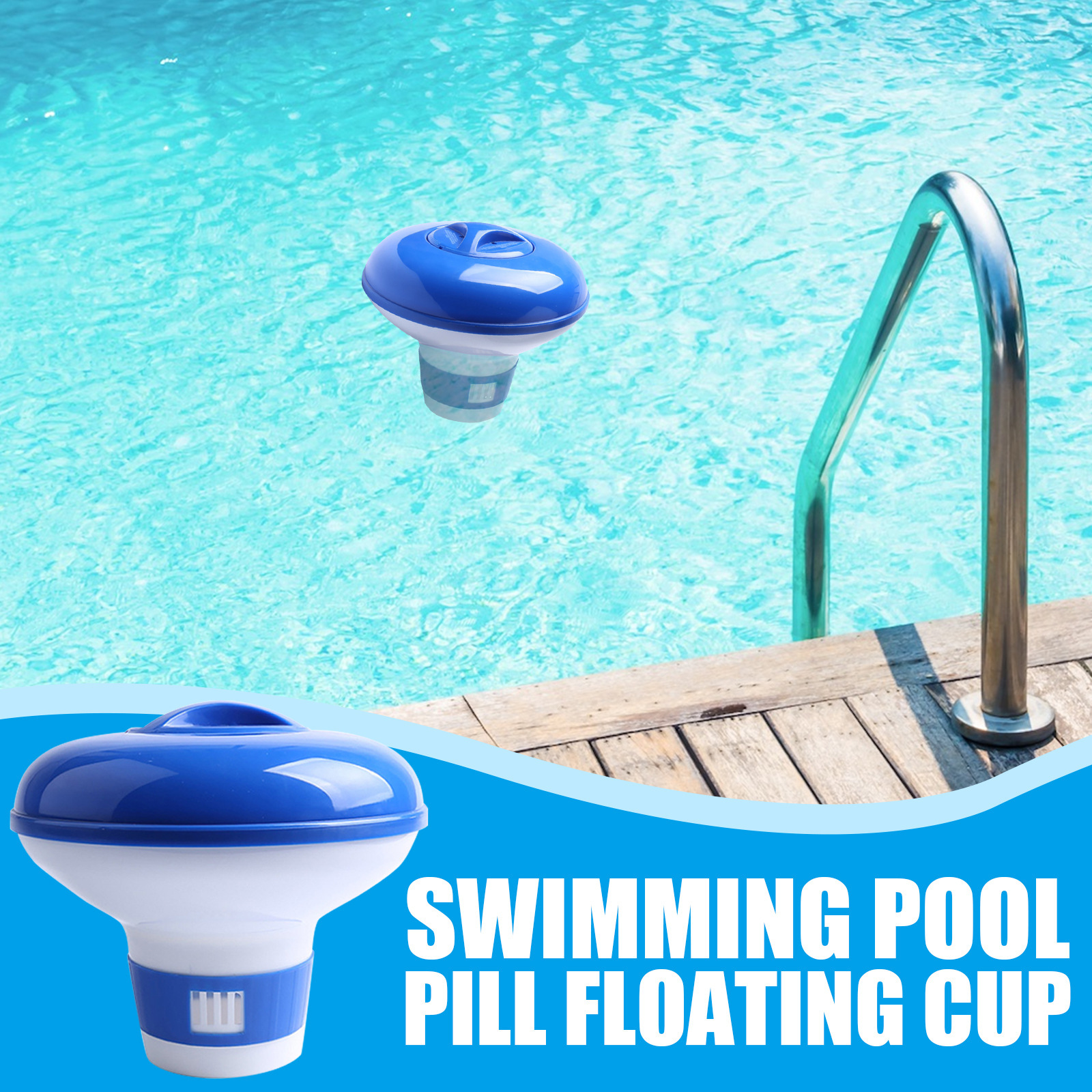 Swimming Pool Dosing Device Swimming Pool Floating Water Effervescent Tablet Floating Cup
