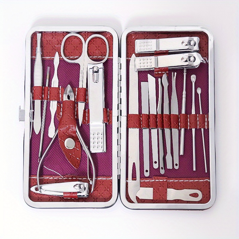 Nail Clipper Manicure Set 1 Stainless Steel Professional - Temu Malaysia