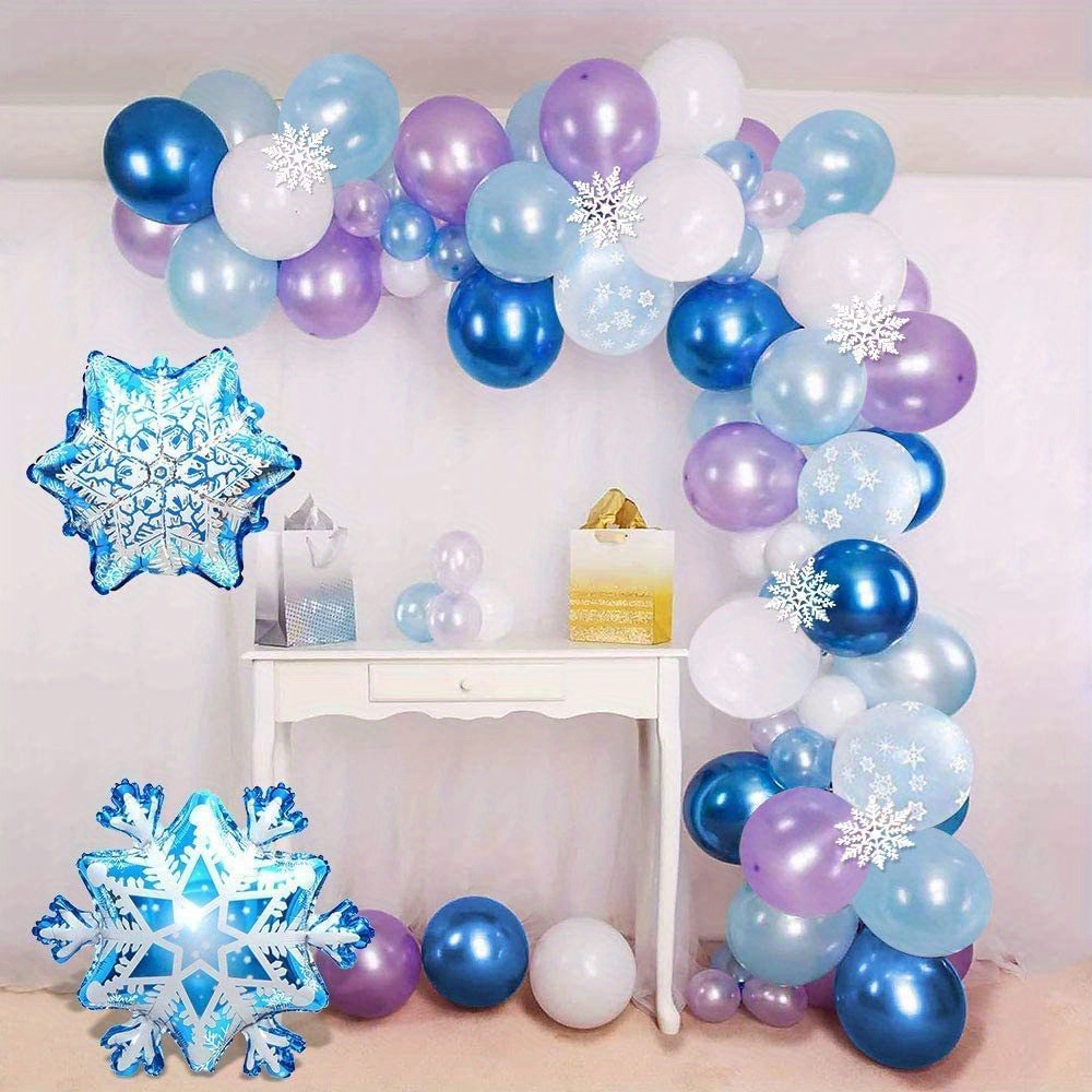 Décorations anniversaire violet, MMTX Kit guirlande arc ballons