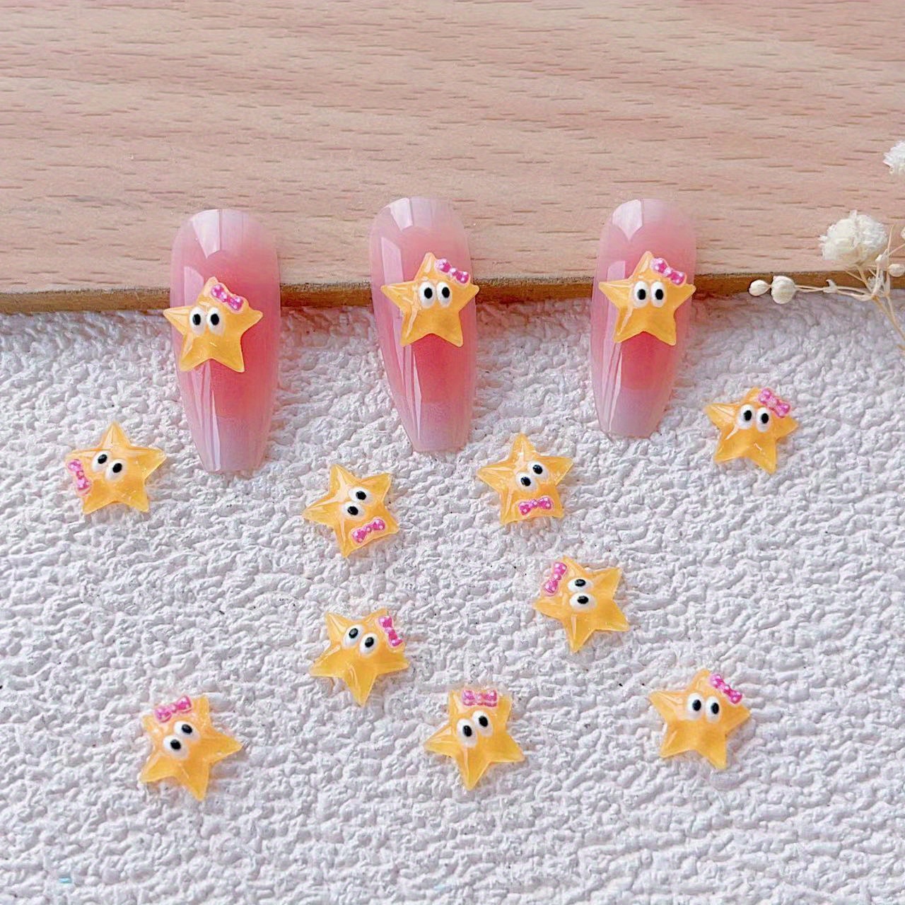  Anneome 200 pcs Resin Accessories Nail Art Charms