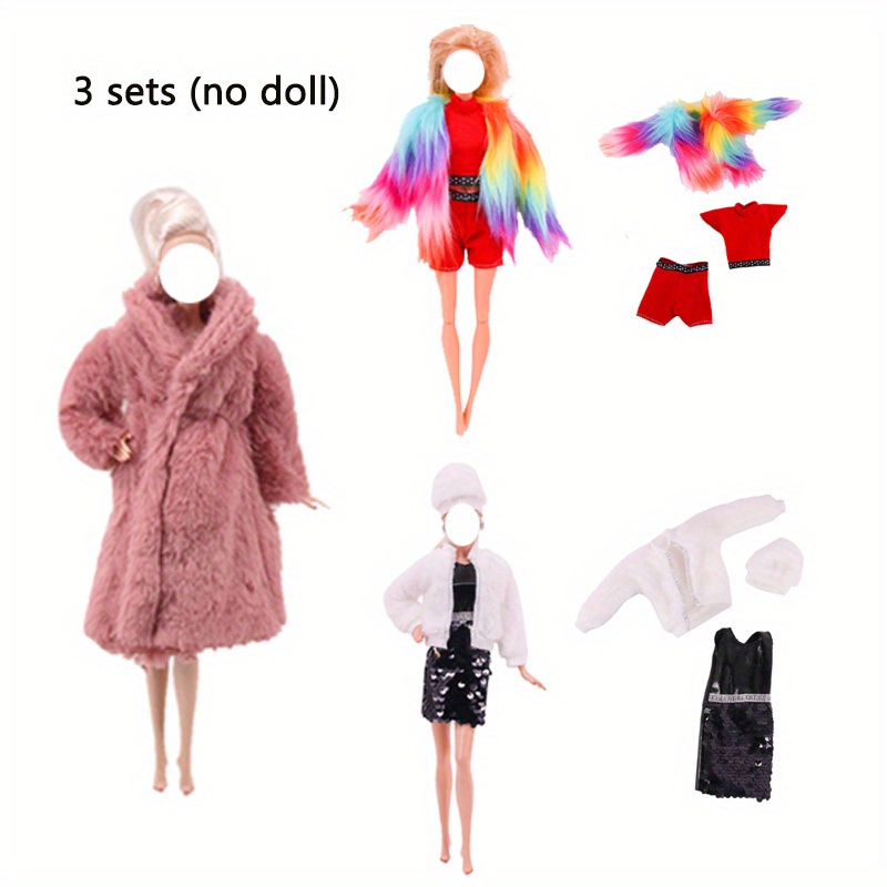 Men's Doll Fur Coat Costume, Doll Fur Jacket –