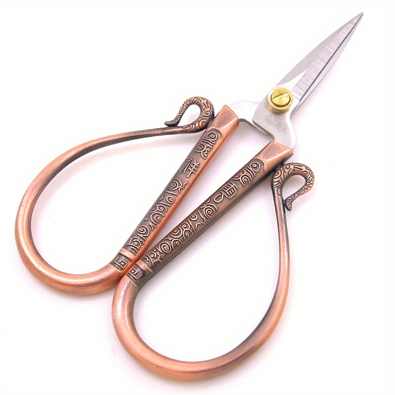  Retro Scissors, European Stainless Steel Gourd Shape