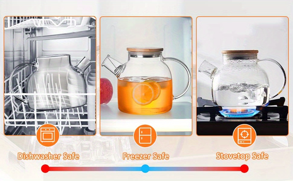 Glass Teapot Stainless Steel Filter, Zen Tea