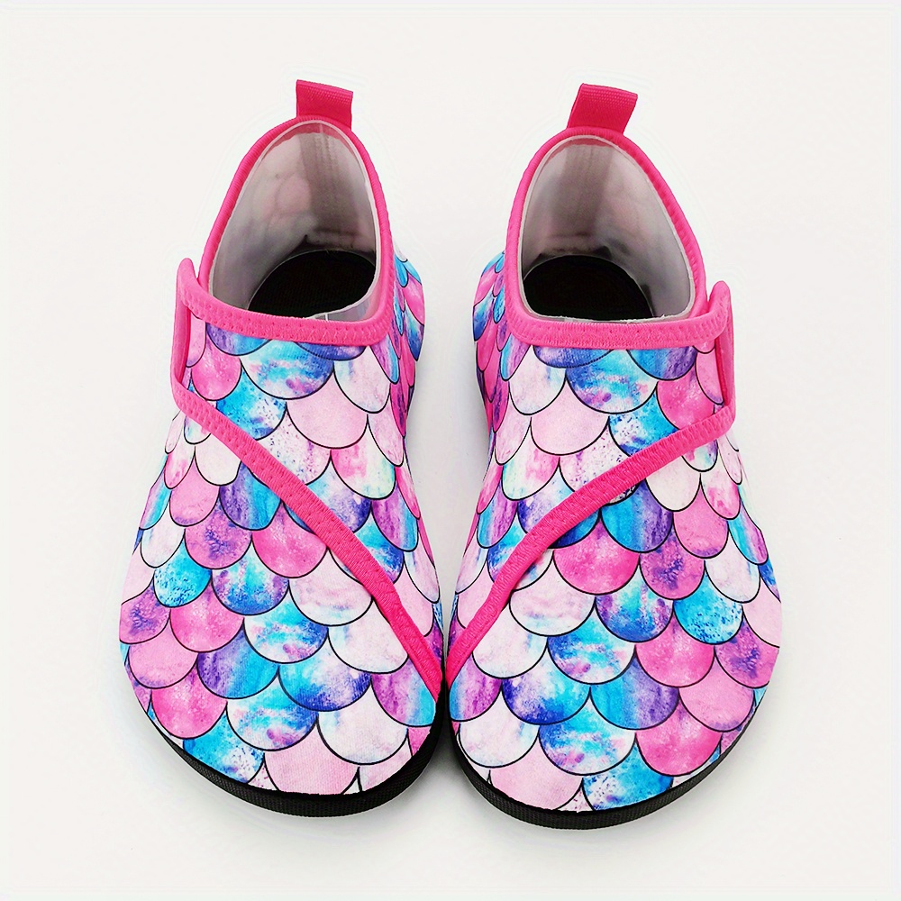 Quick Dry Non Slip Fish Scale Water Shoes Girls Perfect - Temu Canada