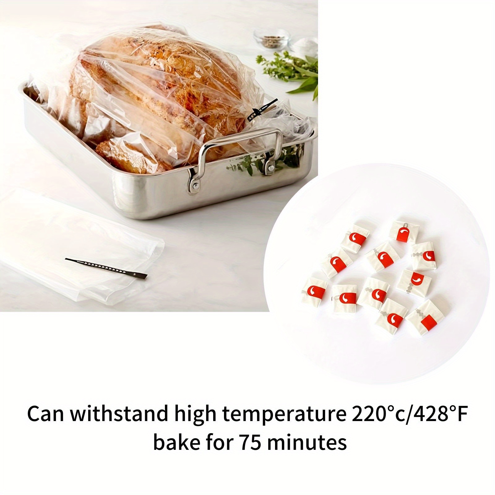 Oven Bags For Cooking, Meat Baking Bags, Meat Chicken Fish Vegetables Large  Baking Bags, Cooking Meat In Kitchen Microwave, Summer Decoration, Summer  Supplies, Wedding Decor, Wedding Supplies, Theme Party, Baking Supplies 