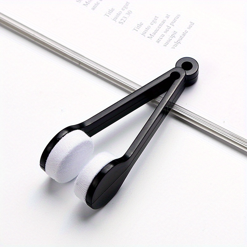 1pc Eyeglass Microfiber Cleaner Brush Portable Mirror Cloth Glasses Wipe