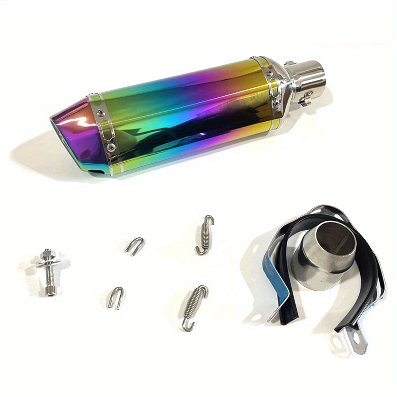 carbon fiber motorcycle exhaust muffler pipe 250cc 350cc 600cc   tube for   tmax530 msx125 gsr600 details 11