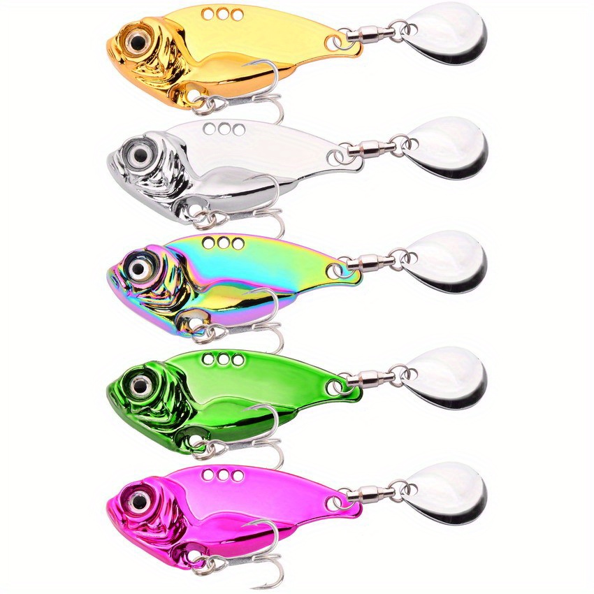 6 Pcs/lot Lure DIY For Spinner Spoon Lures Frogs VIB Reflective