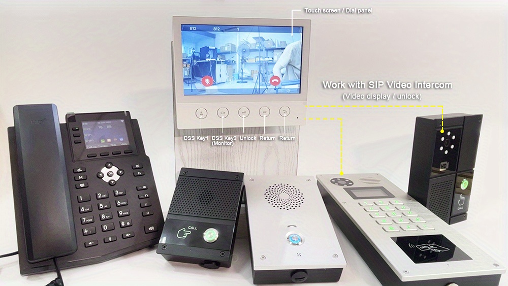 WiFiビデオドアベルカメラ、ホームセキュリティシステム用モニター付き9インチビデオインターコムシステム、有線ビデオドアホン対応アンロック、モーション - 2