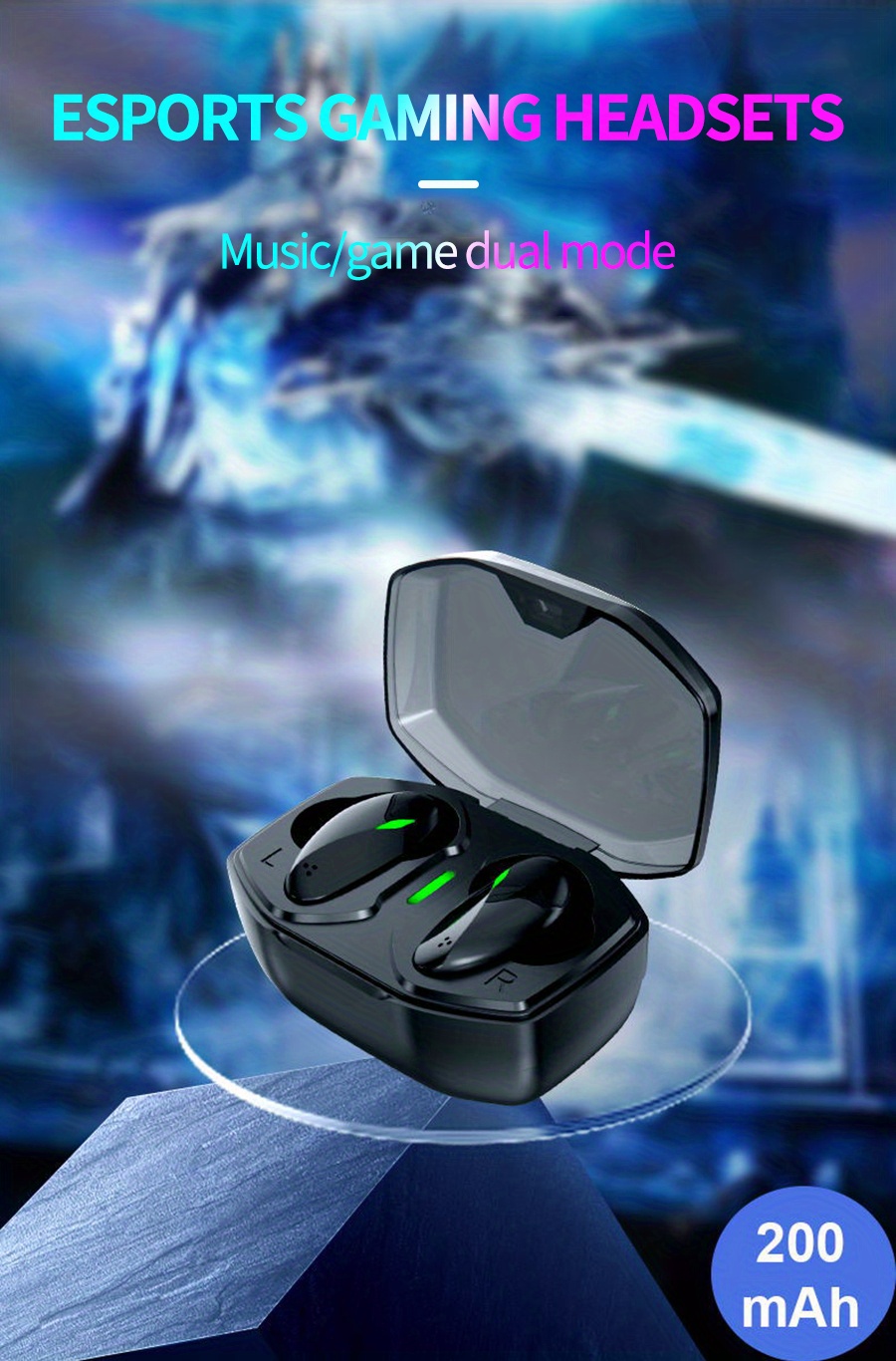 T6S New TWS Gaming Headset