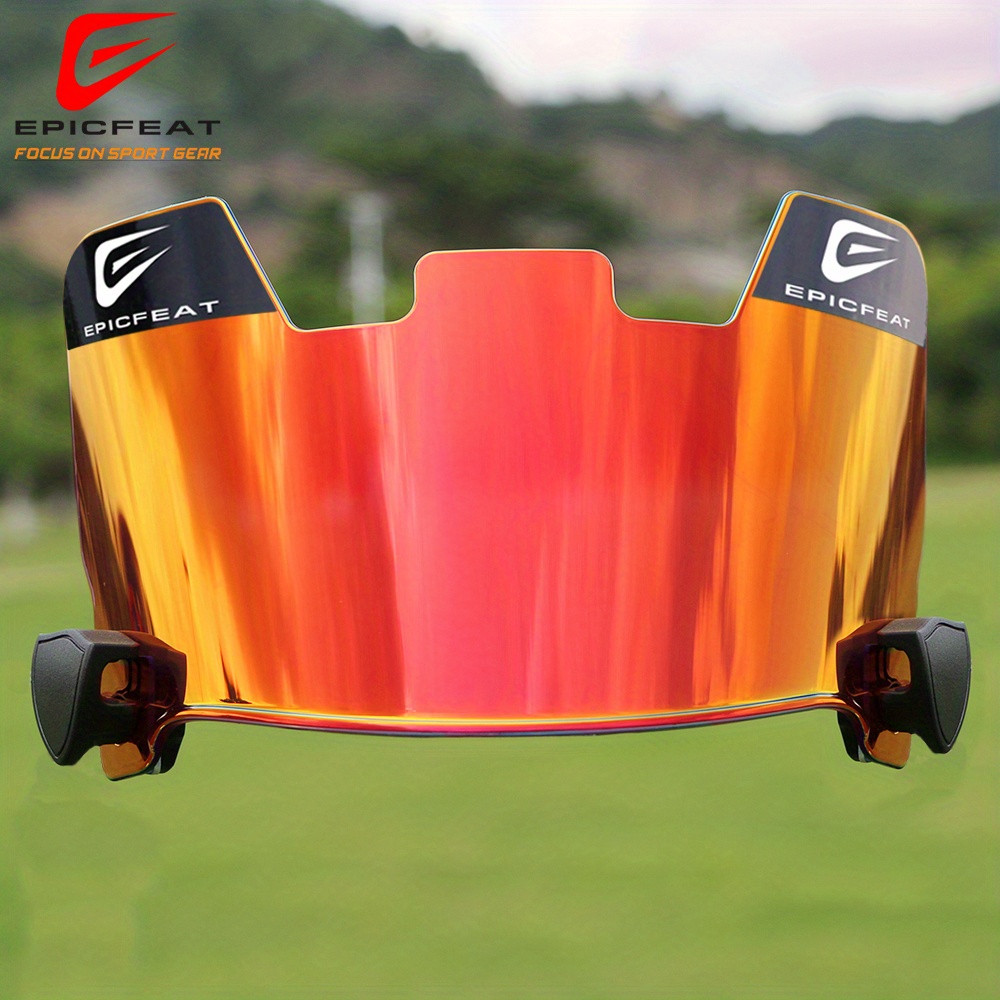 Football Helmet Visor Professional Protection Electroplated - Temu