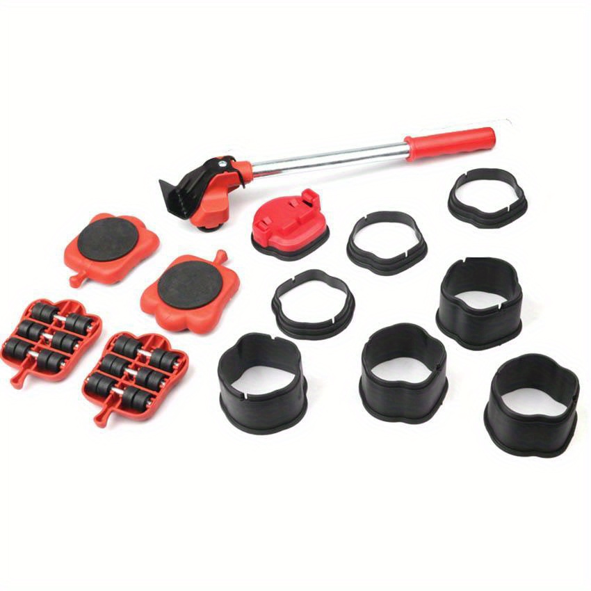 Professional Furniture Mover Tool Set with Wheel Bar for Heavy Stuffs Transport