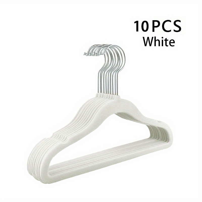 Multi functional Plastic Clothes Hangers Velvet Non slip - Temu