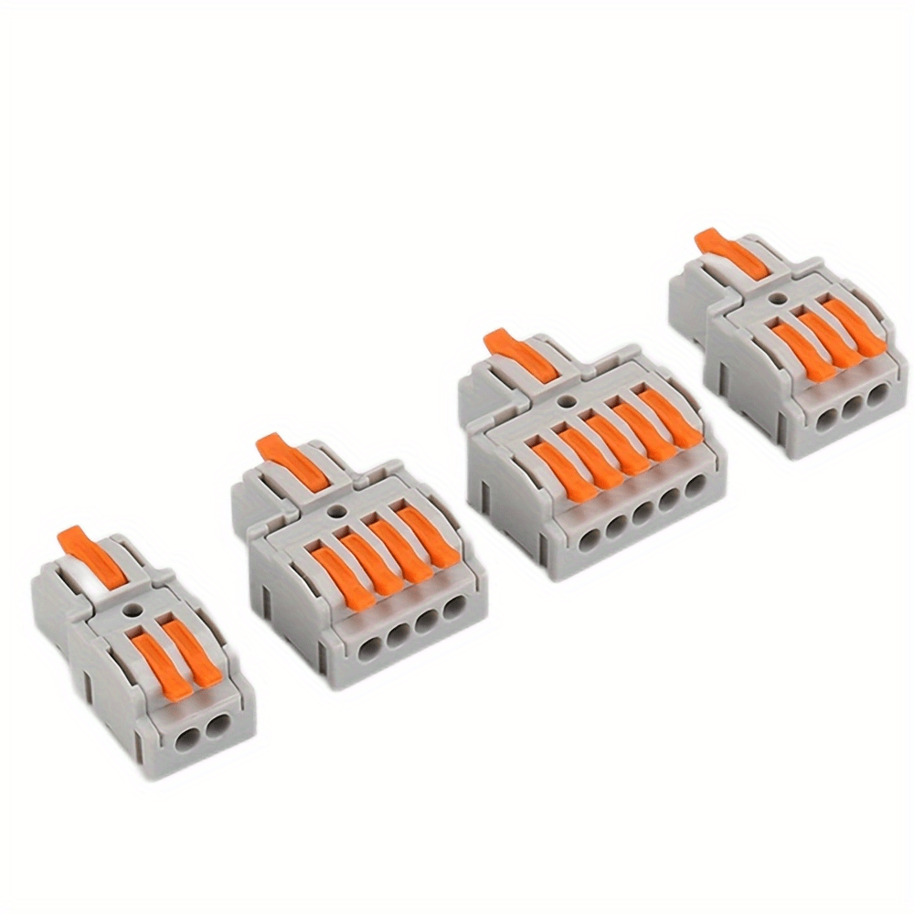 2/4 In 4/6/8 Ｏut Fast Wire Splitter Terminal Block