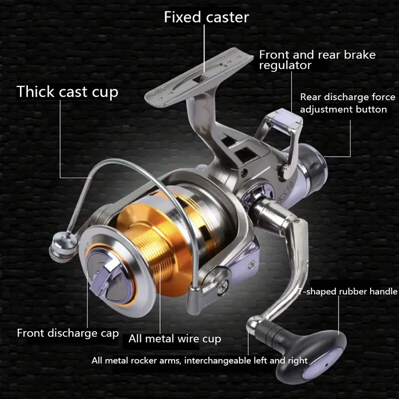 Fishing Reel, High Speed Spinning Reel with 5.2:1 Gear Ratio, 22-30 LB  Powerful Drag System, 9+1BB, Lightweight Smooth Spinning Reels Freshwater  Saltwater Fishing : : Sports, Fitness & Outdoors