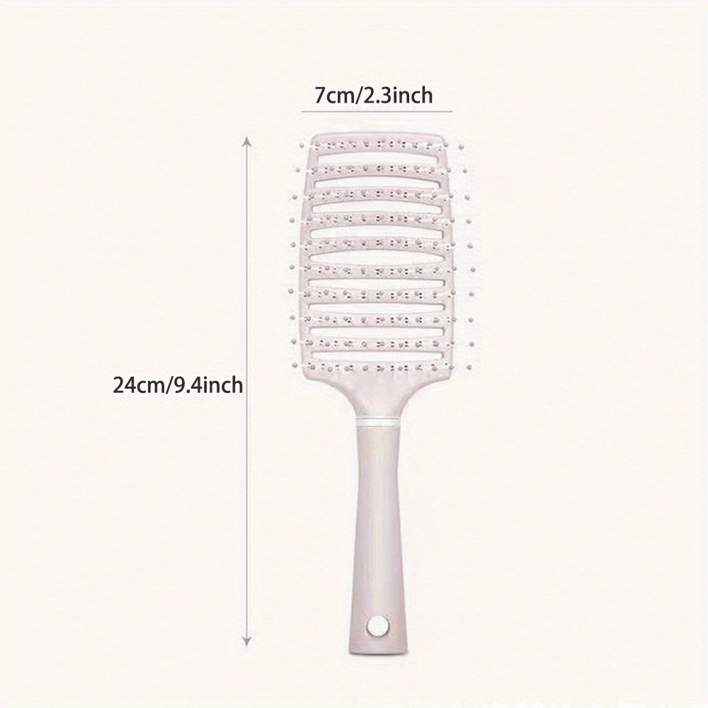 1pcs Vented Detangling Brush for Dry Hair - Massage Hair Brush for All Hair Types - Gentle on Scalp and Hair - Perfect for Everyday Use