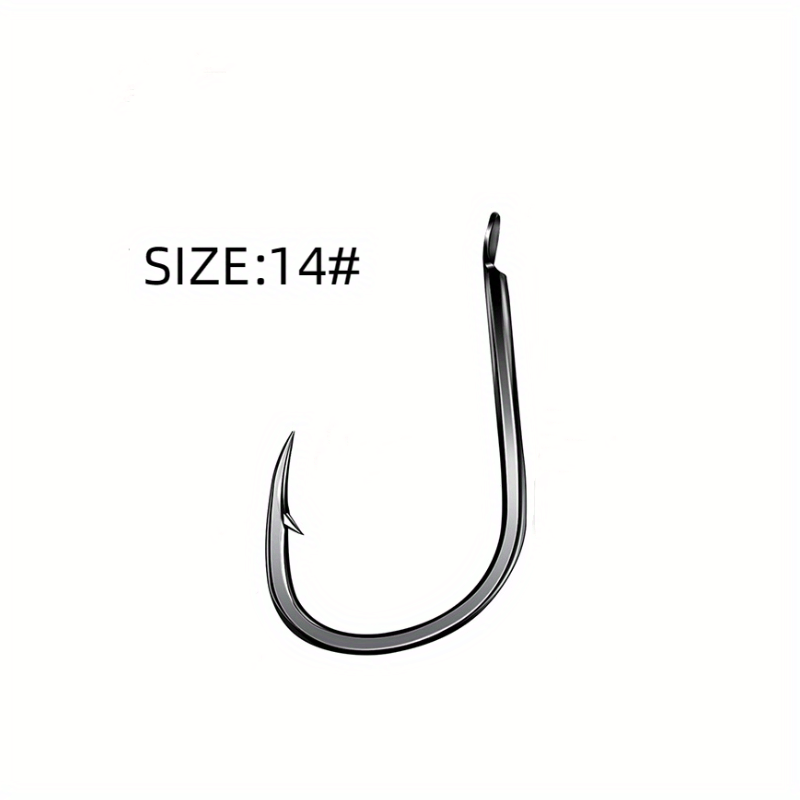 Fishing Hook Size 13# 20# Barbed Hook High carbon Steel - Temu