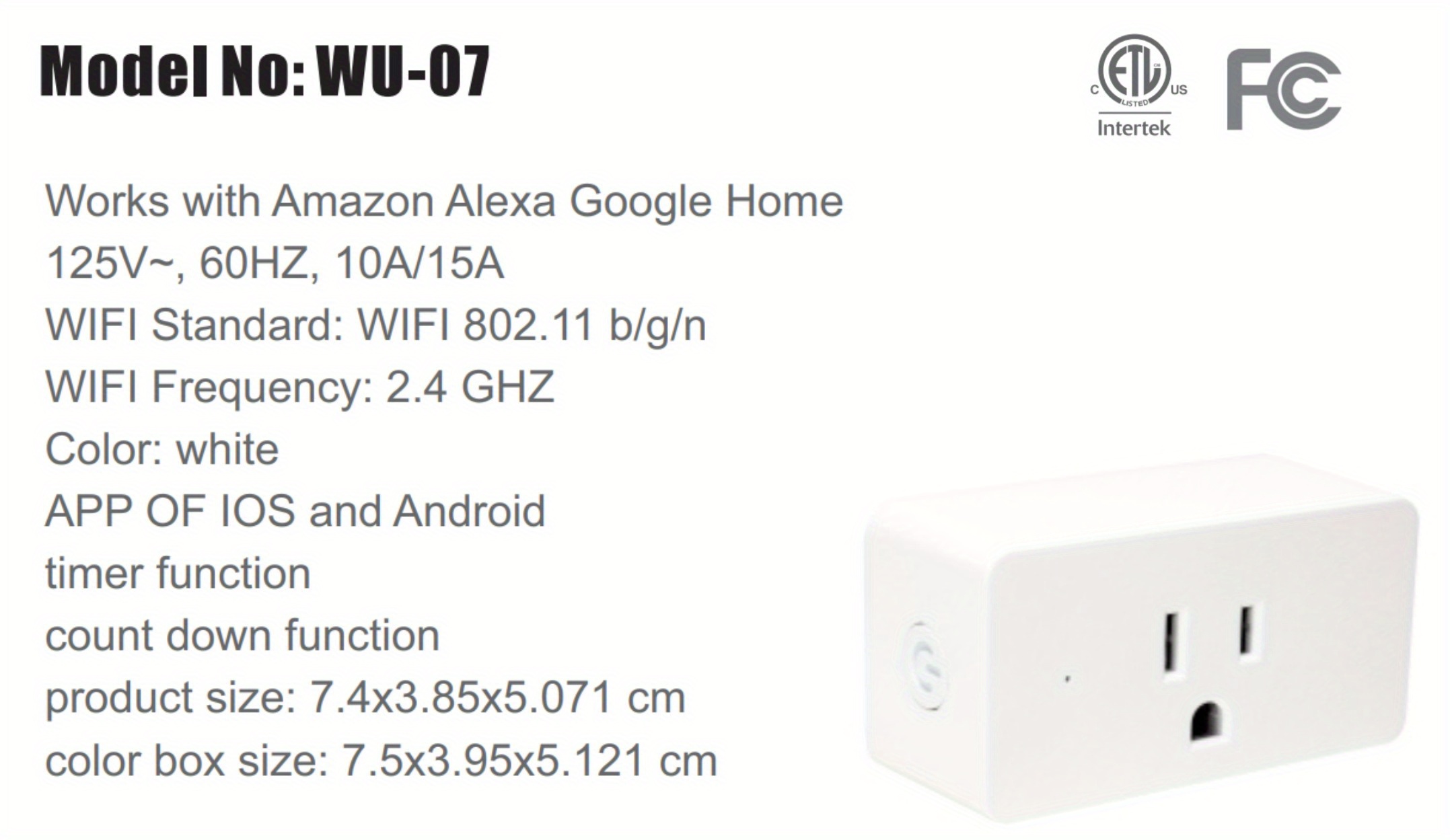 Acheter Prise intelligente WiFi prise télécommande pour  Alexa Google  Home IFTTT