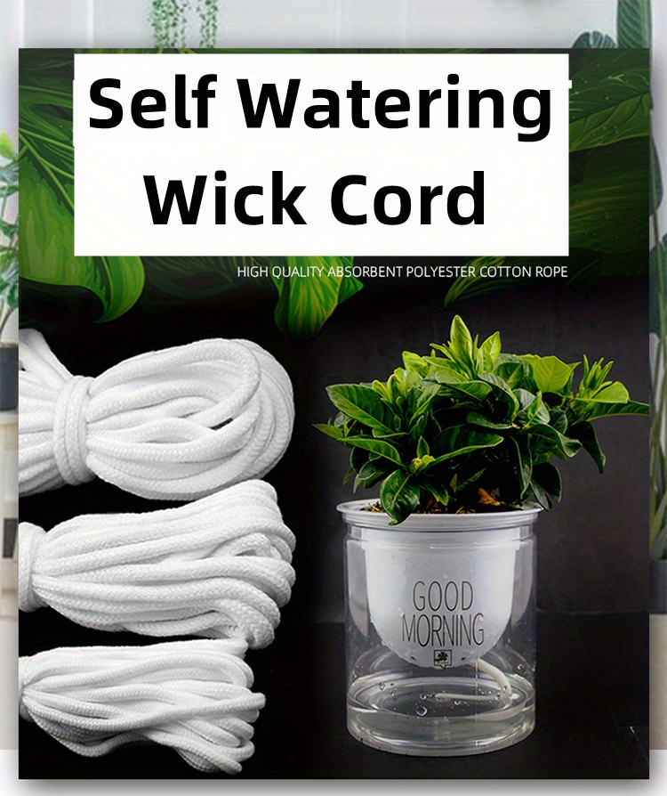 Self watering Wick Cord: Keep Plants Hydrated No Effort! - Temu