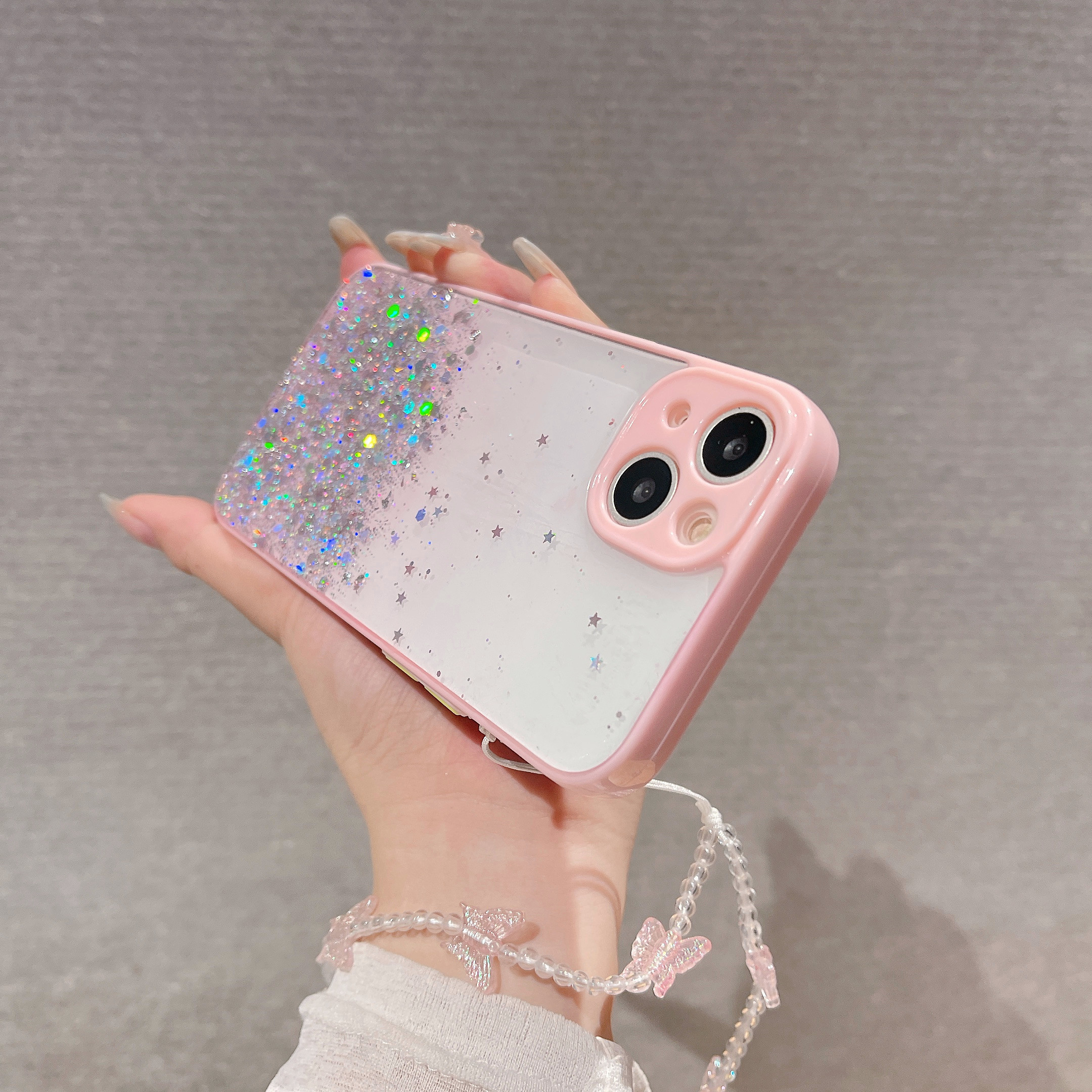 Gradient Jelly + 10 Gauge Hand Rope 877 Phone Case - Temu United Kingdom