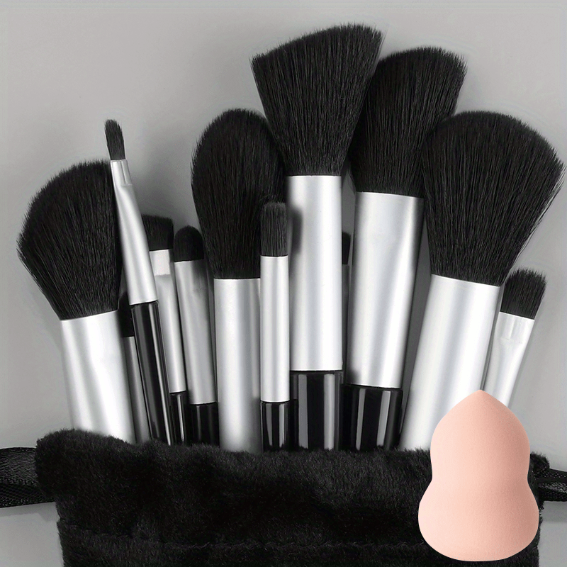 Makeup Brush Set Soft Fluffy Professiona Cosmetic Foundation - Temu