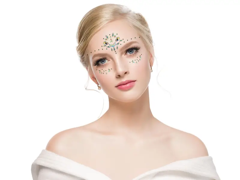 Eyenice Face Jewels And Body Glitter Face Gems Mermaid Face - Temu
