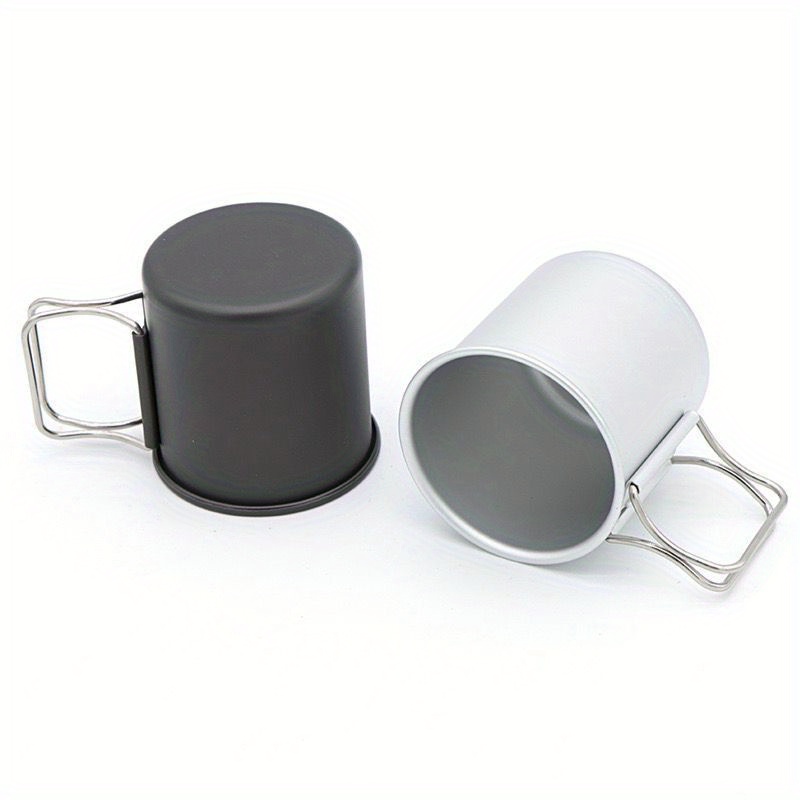 Aluminum Alloy Coffee Mug, Portable Lightweight Water Cup For