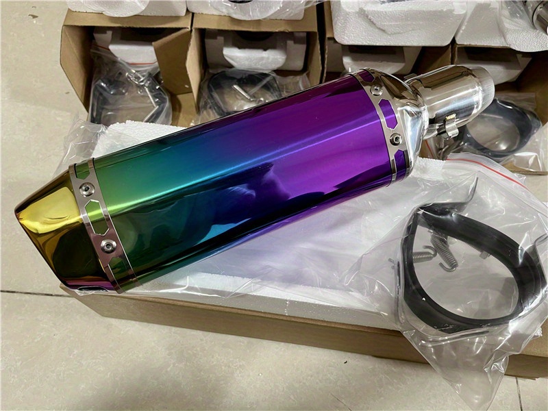 carbon fiber motorcycle exhaust muffler pipe 250cc 350cc 600cc   tube for   tmax530 msx125 gsr600 details 20