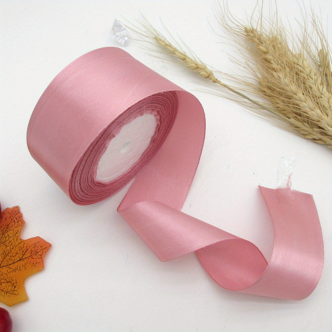 Cream – 5cm Satin Ribbon Bow – (Self Adhesive) – 12 Pack – Italian Options
