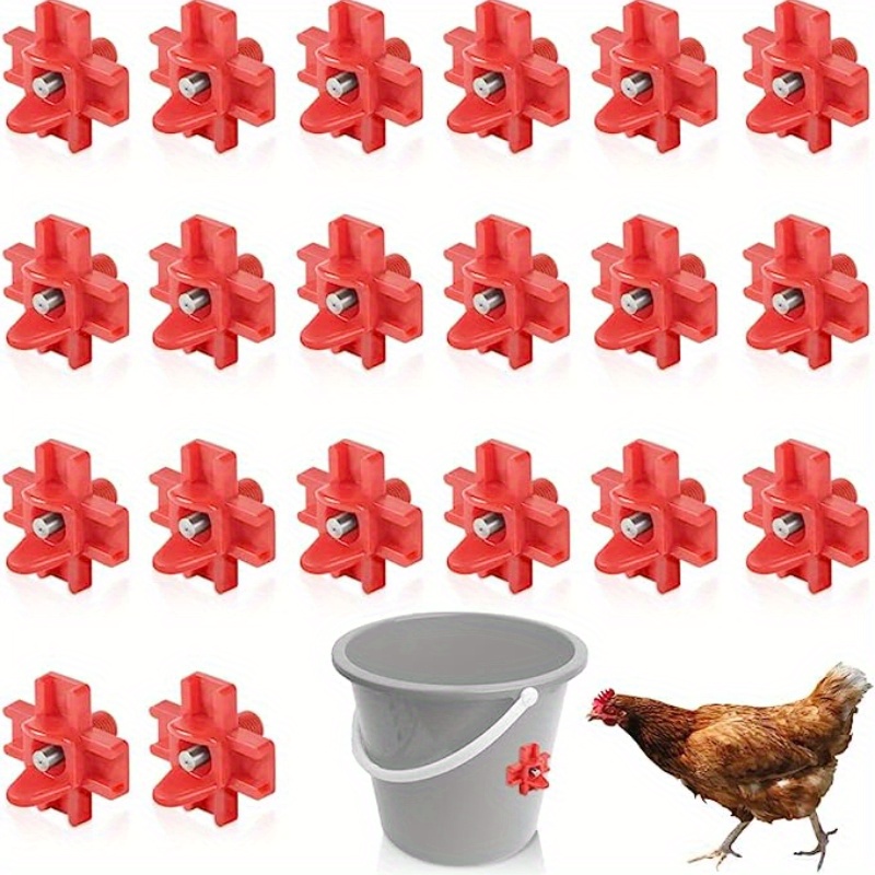 Abbeveratoio per pollo con montaggio laterale orizzontale abbeveratoi  automatici per capezzoli per pollame per pulcini anatre galline  installazione facile - AliExpress