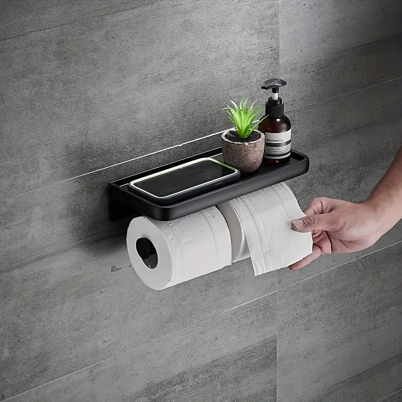 Upgrade Your Bathroom With This Stylish Wall-mounted Double Paper