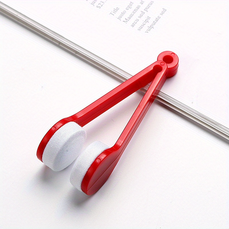 1pc Eyeglass Microfiber Cleaner Brush Portable Mirror Cloth Glasses Wipe