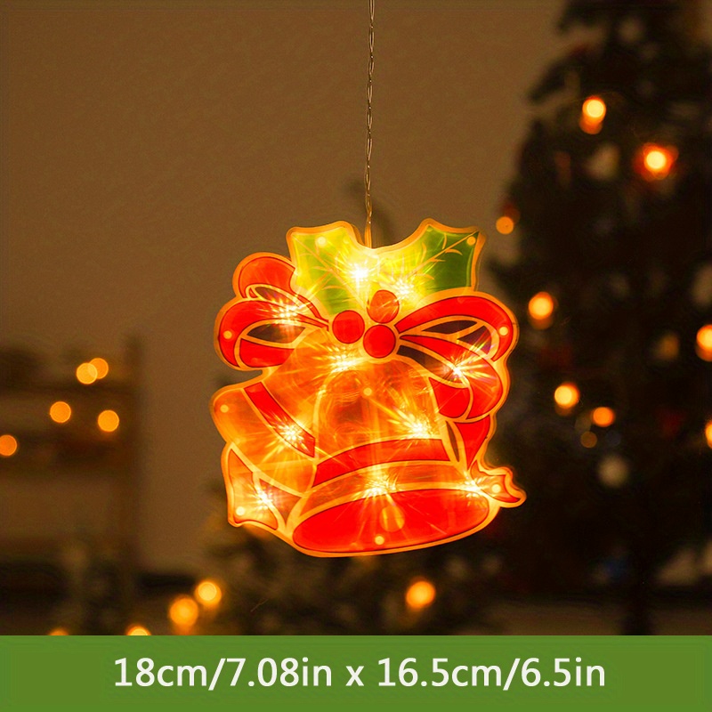 Décoration De Noël LED Ventouse Guirlande Lumineuse Cœur - Temu Canada