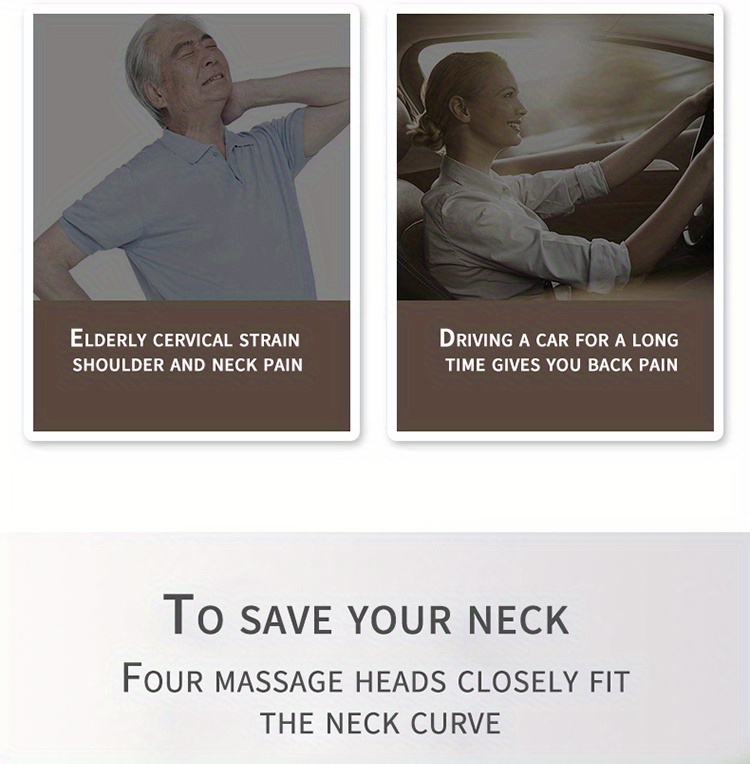 Four Cervical Massage Instruments Hot Compress Neck - Temu