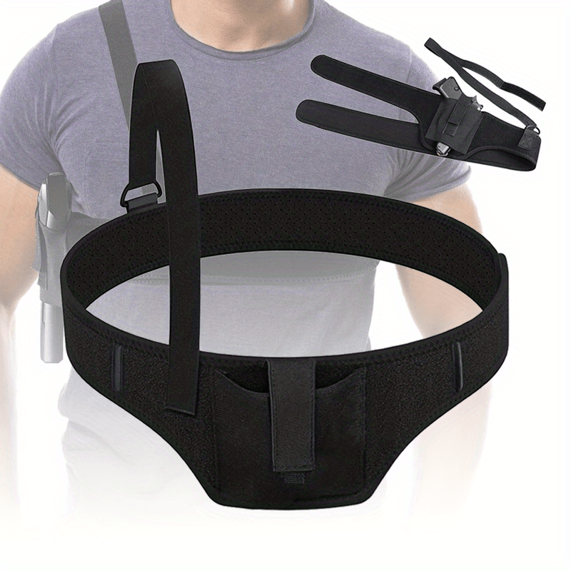 Quick Pull Shoulder Holster Belly Band Holster Concealed Temu