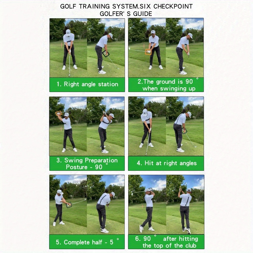 Golf Swing Trainer Portable Golf Swing Training Aid Golf - Temu