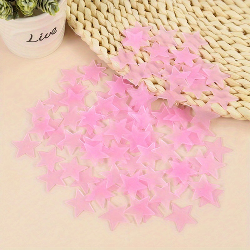 Pegatinas de pared fluorescentes luminosas de luna y estrellas  fosforescentes de 435 puntos, pegatina de techo para decoración de  habitación de bebés y niños