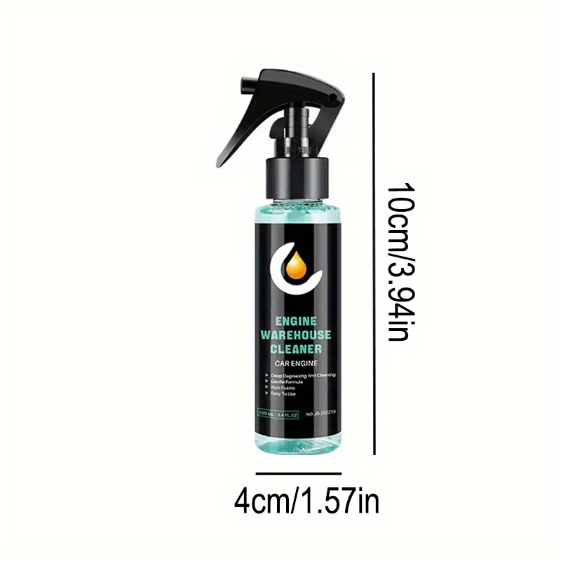 1pc 3.38oz Engine Bay Cleaner Degreaser All Purpose Cleaner Concentrate  Clean Engine Compartment Auto Detail Car Accessories