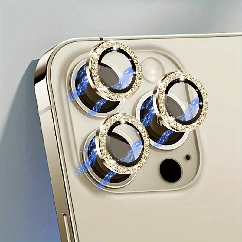 glitter camera lens protector iphone 13